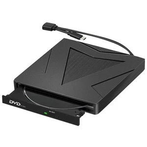 Tragbares 5Gbps DVD-Laufwerk mit USB-C&USB-A-Anschluss für CD/DVD/VCD - Bild 1 von 13