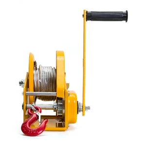 Verricello manuale con puleggia paranco autobloccante bidirezionale verricello domestico - Foto 1 di 23
