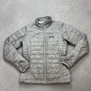 Patagonia Jacket Womens Small Grey Nano Puff Primaloft Insulated Puffer Ladies* - Picture 1 of 11