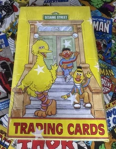 1992 Sesame Street Sealed Box Trading Cards 36 Packs - Picture 1 of 3