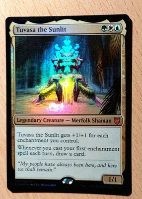 Mtg Magic: # FOIL # Tuvasa die Sonnenbeschienene, the Sunlit, English Nearmint  - Bild 1 von 3