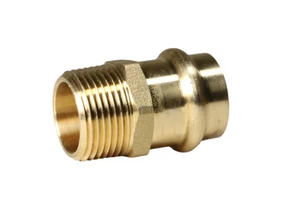 1 Piece XFITTING 3/4" Press Male Adapter, Lead Free Brass, 3/4" Press Fit Male - Picture 1 of 6