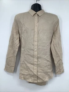 Quince Men's 100% European Linen Long Sleeve Button Up Driftwood Shirt Size XL - Imagen 1 de 19