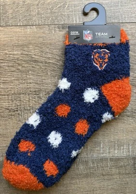 Носки тапочки для взрослых команда NFL Chicago Bears новые! OSFM - Изображение 1 из 2