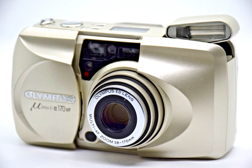 [ NEARMINT ] Пленочная камера Olympus μ mju II 170 VF 35 мм из Японии #0057 - Изображение 1 из 4