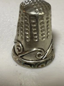 Vintage Sterling Silver Thimble Taller - Picture 1 of 12