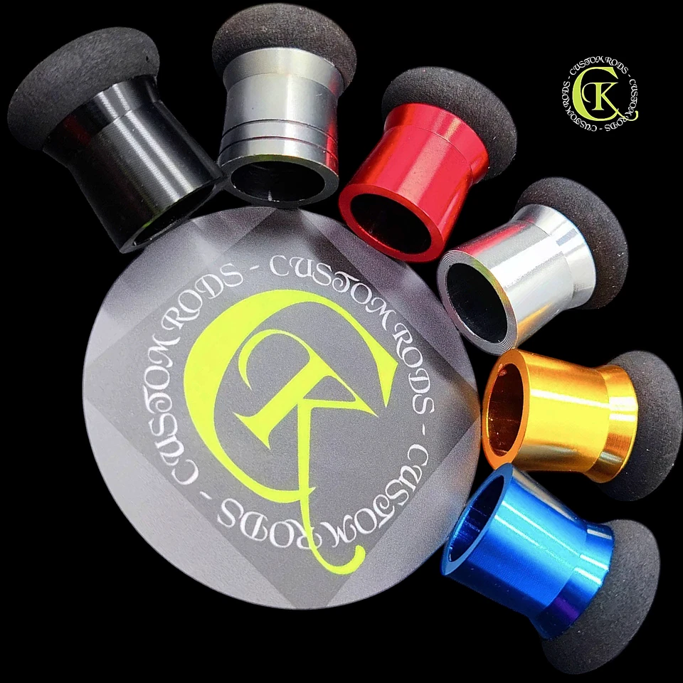 Abschlusskappe Alu Duplon ButtCap Endkappe Rubber Kork Rutenbau Reparatur Blank - Bild 1 von 1