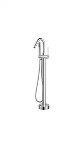 Vanity Art 40 H x 11 W Single Handle Claw Foot Tub Faucet Polished Chrome - Picture 1 of 11