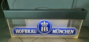 INSEGNA LUMINOSA BIRRA HOFBRÄU MÜNCHEN VINTAGE - Foto 1 di 4