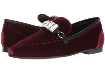 Mocasines de terciopelo rojo Verónica Giuseppe Zanotti para mujer talla 40 EUR / 10 EE. UU. Foto 1 de 4