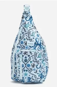 Mochila Vera Bradley Reactiva Grande con Cabestrillo de Mar Vida Marina Como Nueva, Tortugas Nueva con Etiquetas - Imagen 1 de 4