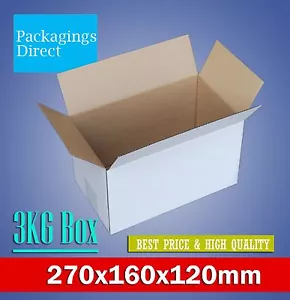 100x Mailing Box 270 x 160 x 120mm Cardboard Carton for Large prepaid Satchel - Picture 1 of 8