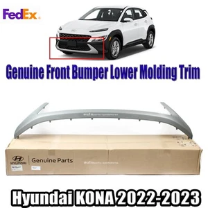 Genuine 86569J9CA0 Front Bumper Lower Molding Trim For Hyundai Kona 2022-2023 - Picture 1 of 6