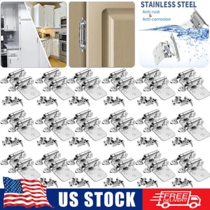  Küchenschrank Scharniere Overlay selbstschließend Frontmontage Schranktürscharnier VIELE - Bild 1 von 13