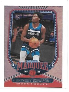 2020-21 Panini Chronicles #254 Anthony Edwards RC Marquee
