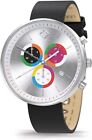 NEWGATE ® G6S Wristwatch - Women's Chronograph Watch, Multicolour Canvas/Black