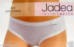 SLIP DONNA JADEA CONF 6 PEZZI BIANCO O NERO TG XS S M L - 509 - Bild 1 von 3