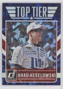 2017 Panini Donruss NASCAR Top Tier Cracked Ice /999 Brad Keselowski #TT3