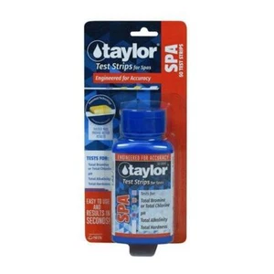 Spa Test Strips for Chlorine/Bromine, pH, Alkalinity, Hardness (50 test strips) - Picture 1 of 2