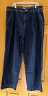 BDG Jeans Size 30 Dark Blue Wide Leg Baggy Urban Outfitters Womens Cotton Y2k