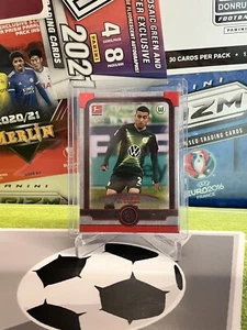 Topps Museum Bundesliga Soccer 2019/20 Base Card /25 RED William Wolfsburg - Picture 1 of 4