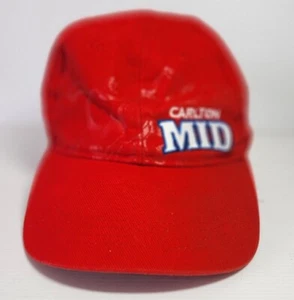 Carlton Mid Beer Red Cap Like New Condition , Carlton Beer Merchandise Hat - Picture 1 of 3