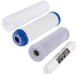 4pcs Home Reverse Osmosis Replacement Water Filter Set RO for 5 Stage Systems - Picture 1 of 5