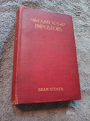 Transgender, Witchcraft, Hoaxes Bram Stoker Famous Imposters 1910 1st UK VG — 第 1/4 张图片