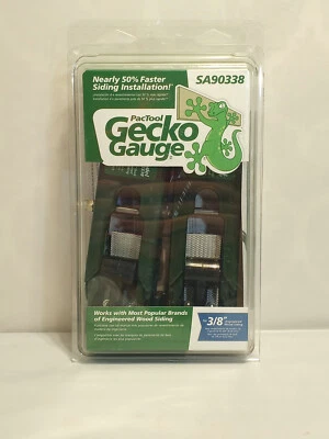 PacTool Gecko Gauge Siding Tool Gauges for 3/8 In LP Siding SA90338 - Image 1 of 4