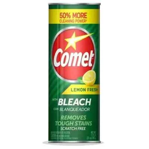 Comet 21 oz. All Purpose Abrasive Powder Cleaner with Bleach, Lemon - Picture 1 of 6