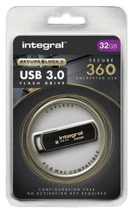 Integral USB 3.0 Secure 360 Secure Lock II 32 GB - Unidad flash Integral Nueva - Imagen 1 de 2