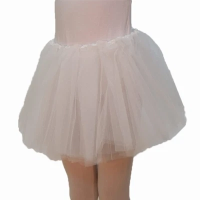 White Tutu for Halloween Costume 5K Dance - one size fits most 24" to 30" - Image 1 of 4