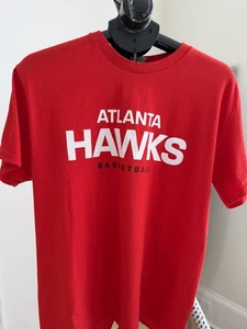 Atlanta Hawks Basketball Herren-T-Shirt Large Gildan neu ohne Etikett rot (GR174) - Bild 1 von 6
