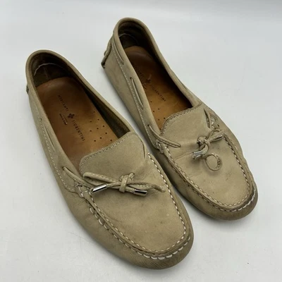 Mocasín Mercanti Fiorentini para mujer 6 B cuero tostado zapato de conducción informal Brasil Foto 1 de 4