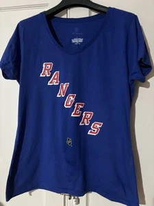New York Rangers NHL T-shirt L Lundovist 30 On Back Woman’s - Picture 1 of 4