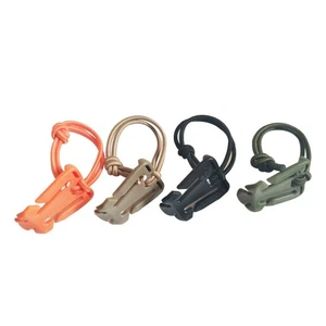 6pcs Elastic Rope Triangle Buckle Finishing Fixed Coil Clamp Storage Ribbon - Picture 1 of 11