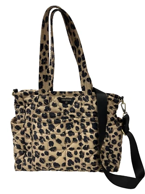 TWELVElittle Carry Love Bolso de Mano Acolchado Bebé Niño Bolso de Pañales en Leopardo Foto 1 de 4