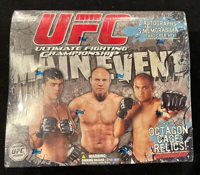 2010 TOPPS UFC Main Event Hobby Box Factory Sealed - Image 1 of 4