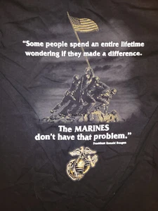 T-shirt per adulti US Marine Corps Marines dont have that problema nera - Foto 1 di 2