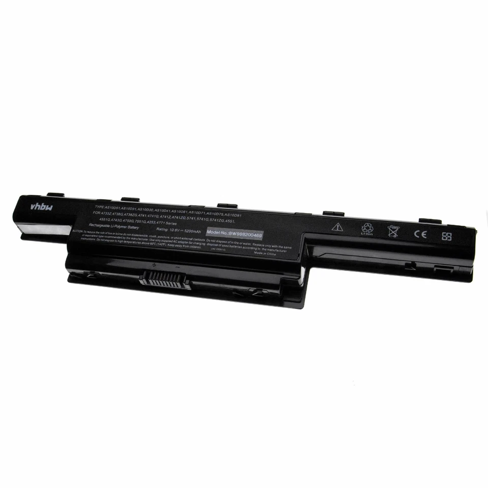 Akku für Packard Bell EasyNote LM82 LM81 LM94 LM87 LM86 LM85 LM83 5200mAh 10,8V - Bild 1 von 2