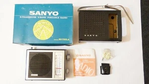 Sanyo 8U-725LA 8 Transistor 3 Band Tragbares Radio Vollkarton - Bild 1 von 11