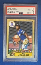 1987 Topps Bo Jackson Future Stars PSA 8 Royals #170