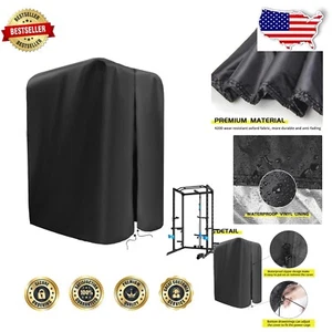 Durable Gym Rack Protective Cover - Zippered, Adjustable, Indoor/Outdoor Use - Picture 1 of 9