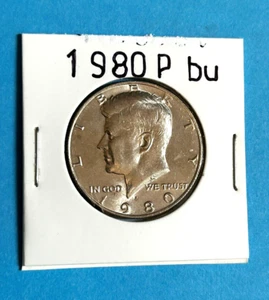 1980 P Kennedy Half Dollar - Stempelglanz - Bild 1 von 2