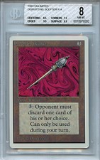 MTG Unlimited Disrupting Scepter BGS 8.0 (8) NM-MT Card Magic Amricons 9292