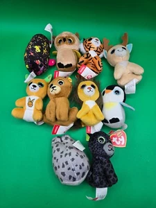 Lot 10 Mixed Ty Beanie Babies 2021 McDonalds without Tags - Picture 1 of 4