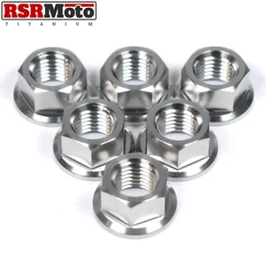 Triumph Speed Twin 900 1200 Titanium Rear Sprocket Nuts, All Models, 2018-2024 - Picture 1 of 3