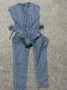Tommy Hilfiger Girls Blue Jumpsui Size:t Large 12/14 - Picture 1 of 3
