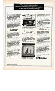 1988 - HEWLETT PACKARD . HP COMPUTERS SET THE PACE  - VINTAGE PRINT AD   - Picture 1 of 1