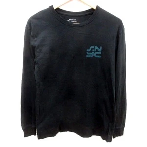 SATURDAYS NEW YORK CITY Cut & Sewn U Neck Long Sleeve S Black RT Used f4e2f4339a - Picture 1 of 5
